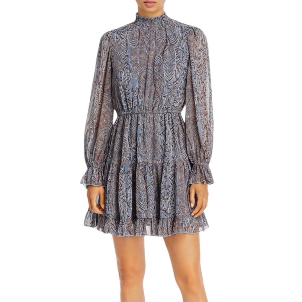 NWT Aqua Metallic Mini Dress